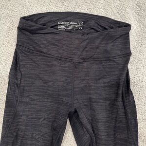 Outdoor voices black and gray leggings size S